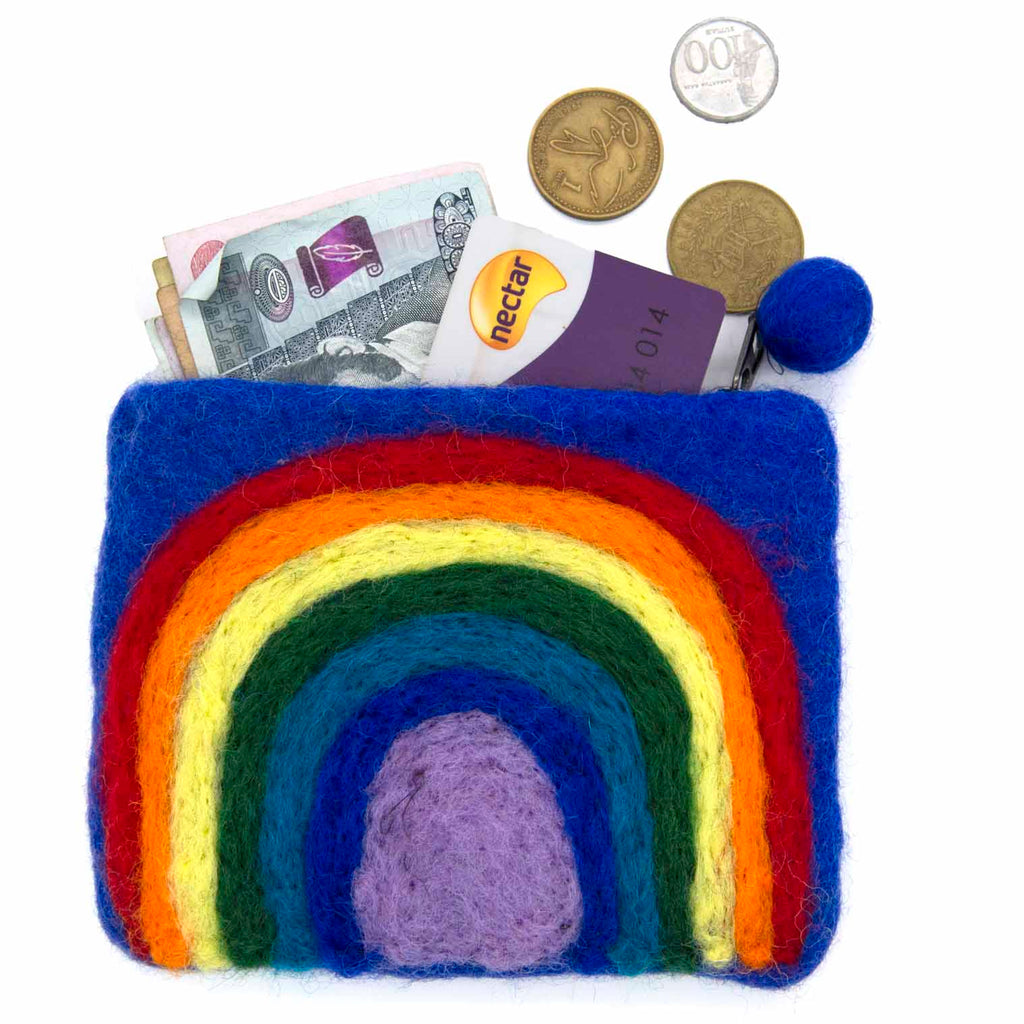 Rainbow Felt Purse-Siesta Crafts