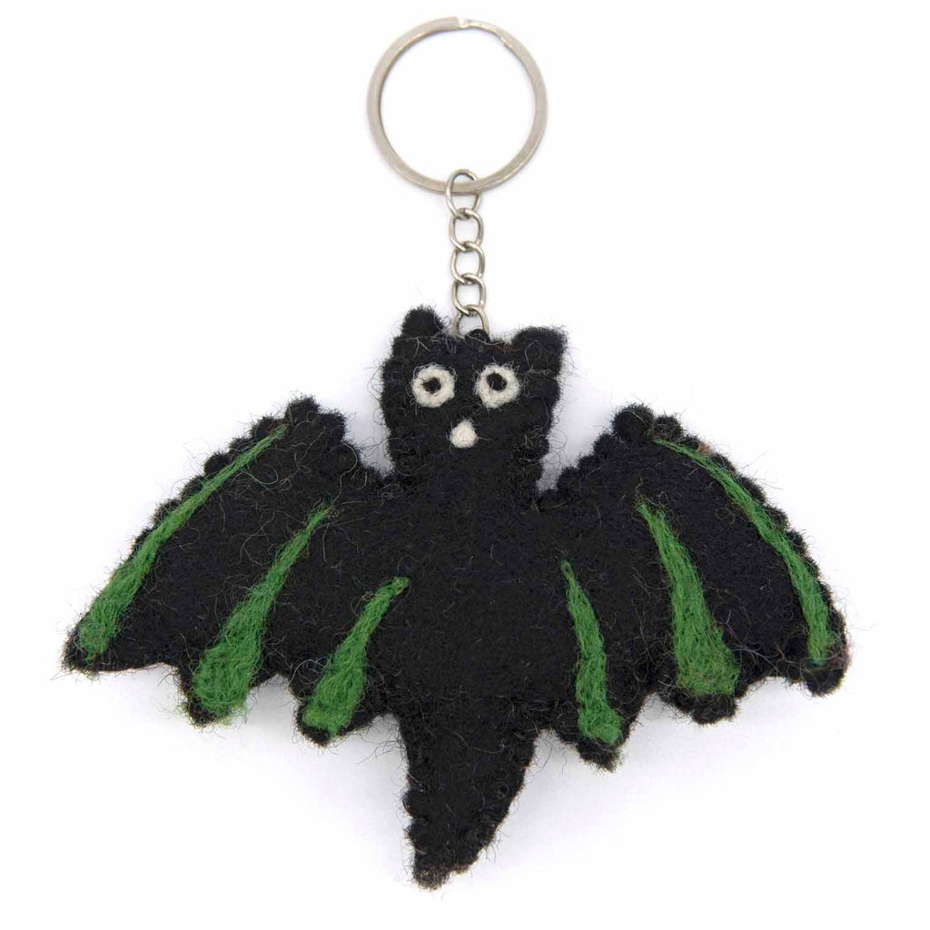 Bat Felt Keyring-Siesta Crafts