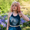 Circle Of Om Halter Neck Top-Siesta Crafts
