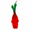 Wonky Carrot Felt Hanging Decoration-Siesta Crafts