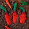 Wonky Carrot Felt Hanging Decoration-Siesta Crafts
