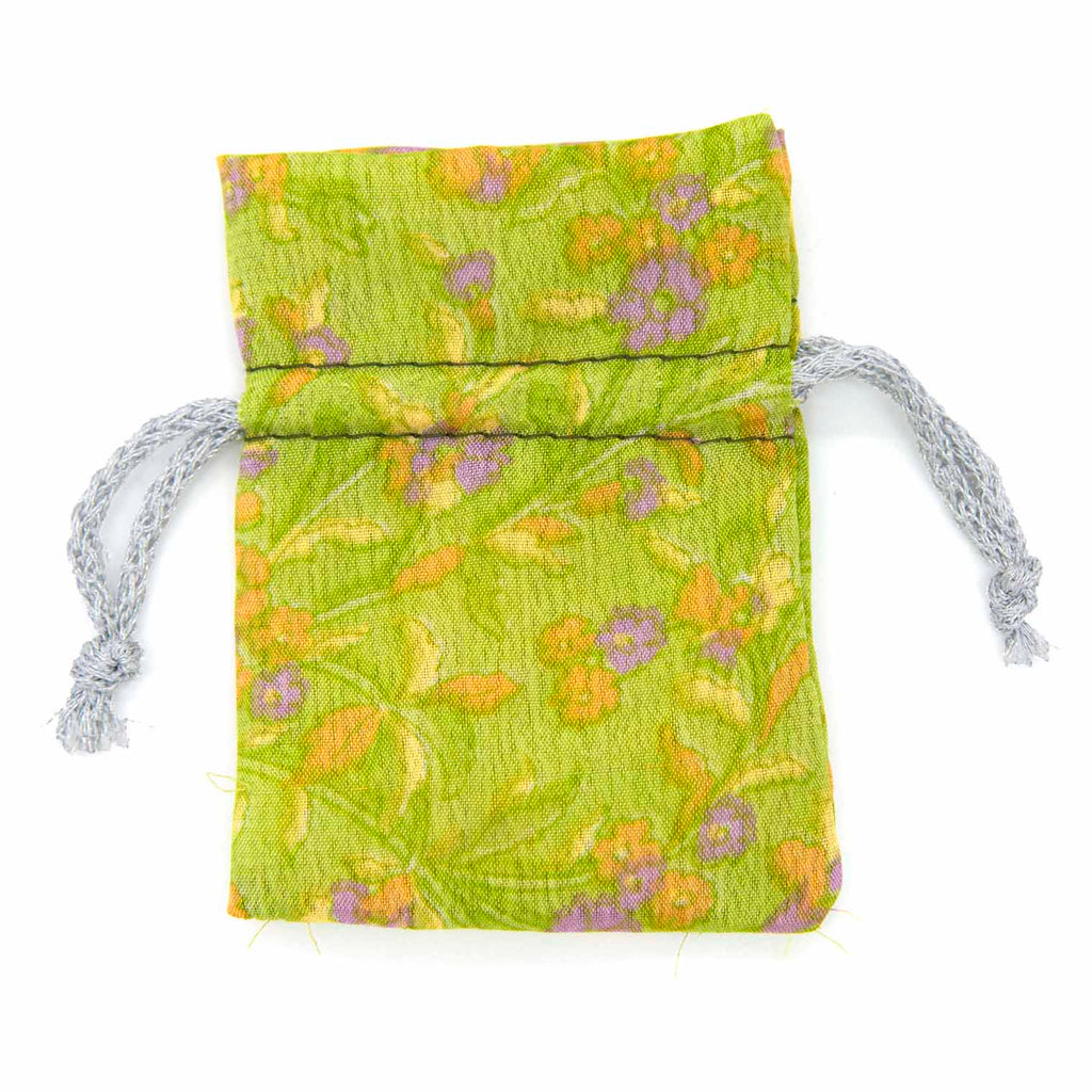 Mini Recycled Sari Jewellery Pouch-Siesta Crafts
