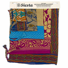 Recycled Sari Gift Bag Set-Siesta Crafts