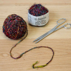 Recycled Sari Material Yarn-Siesta Crafts