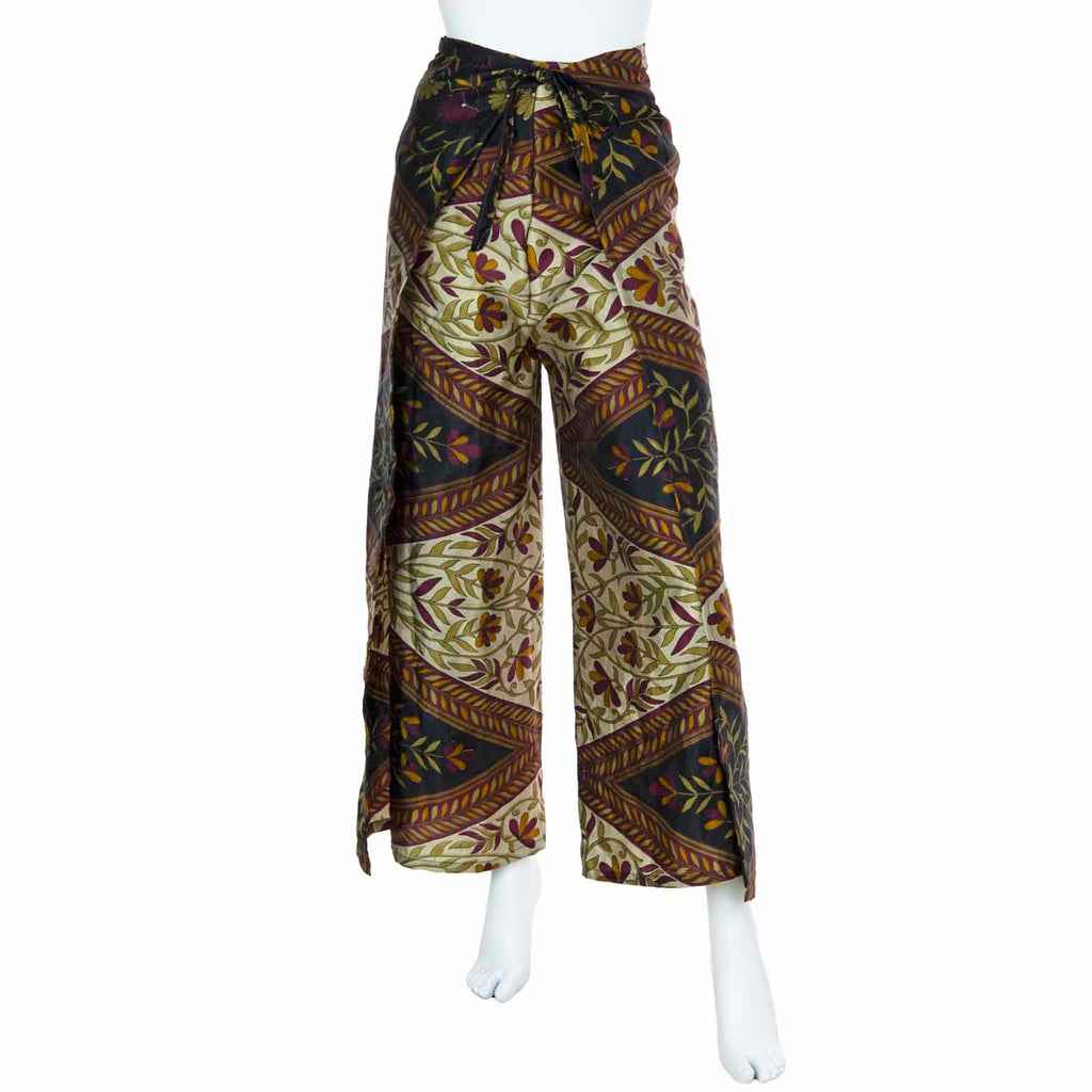 Recycled Sari Wrap Trousers-Siesta Crafts