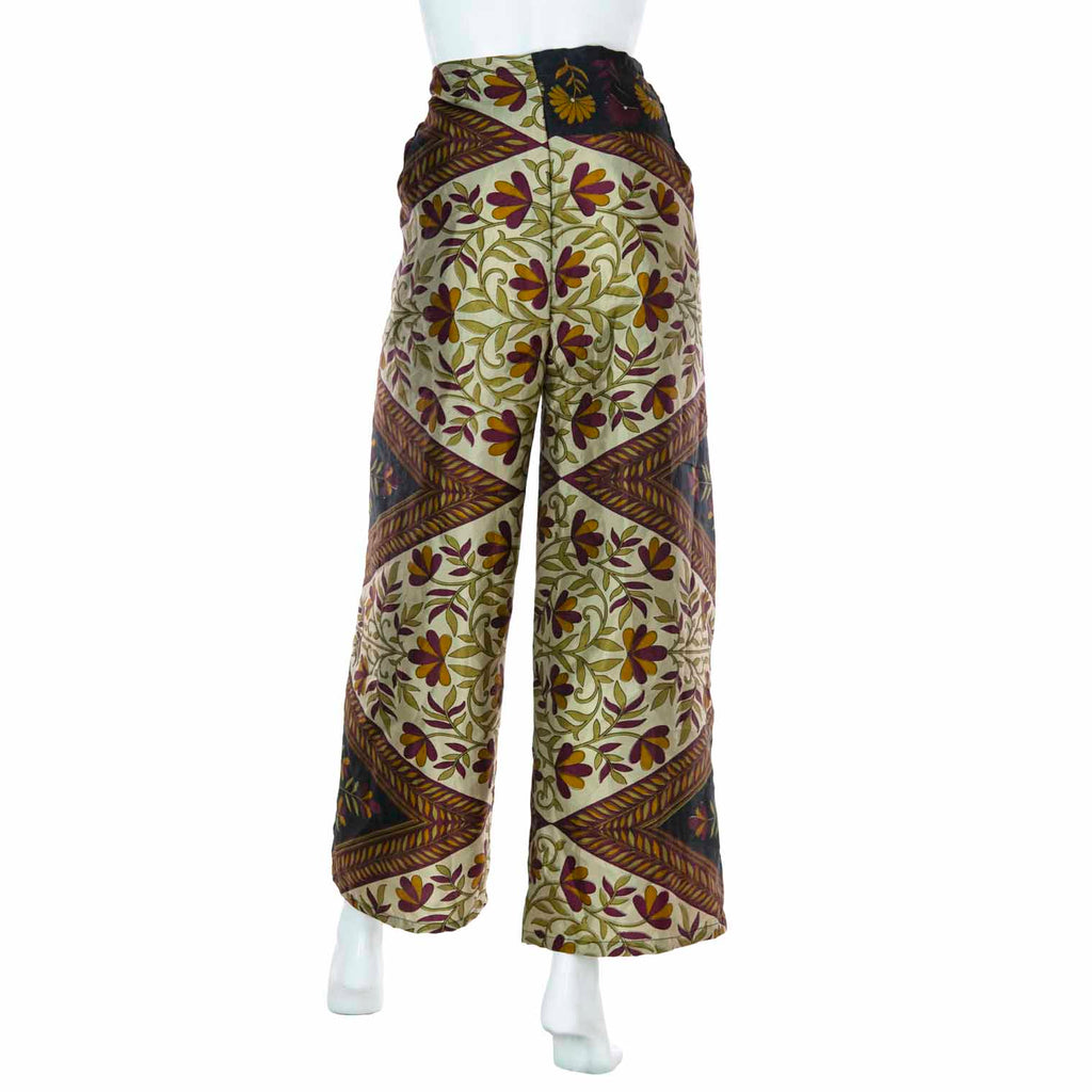 Recycled Sari Wrap Trousers-Siesta Crafts