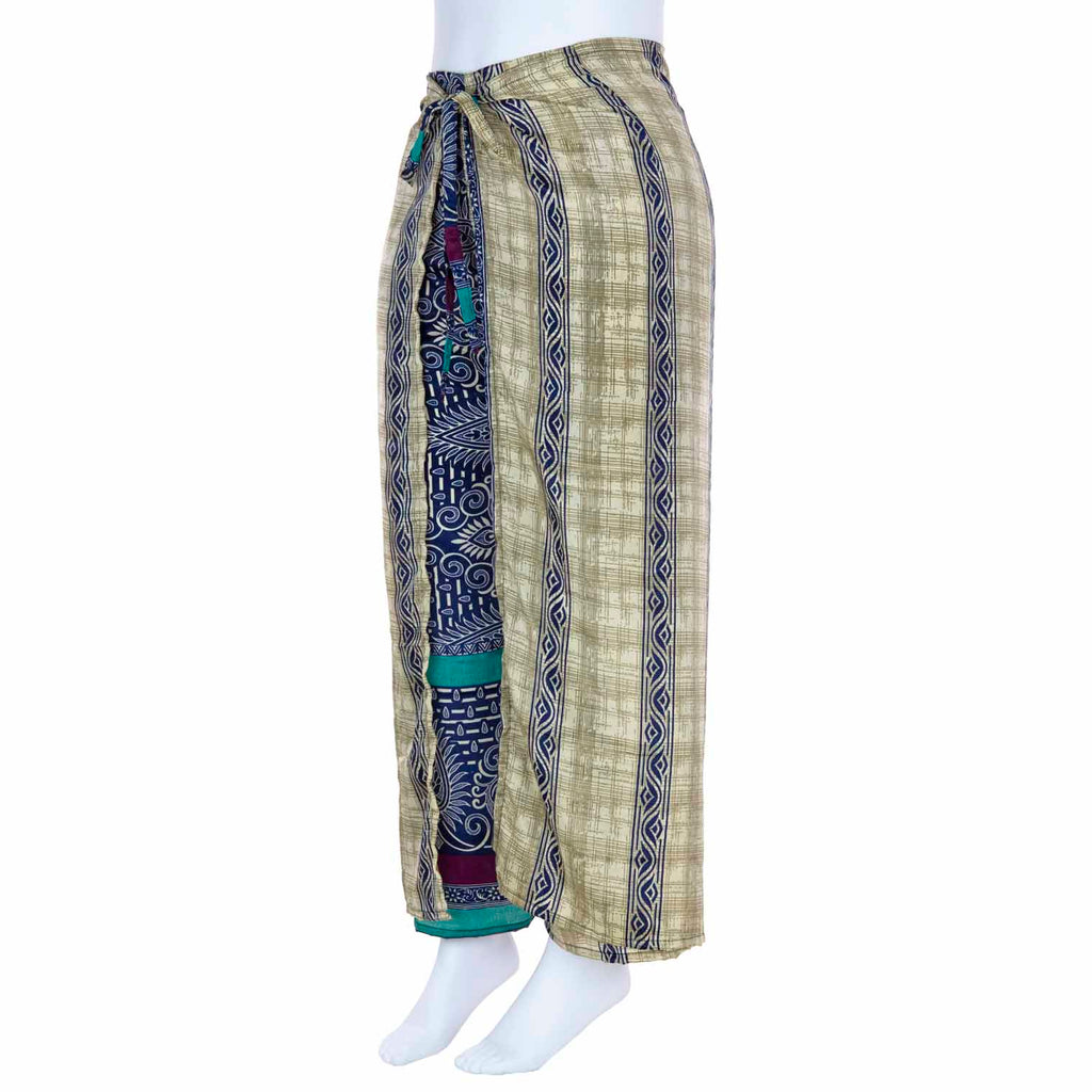 Recycled Sari Wrap Trousers-Siesta Crafts