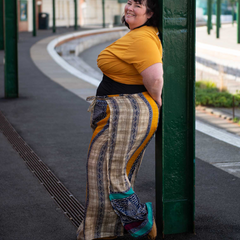 Recycled Sari Wrap Trousers