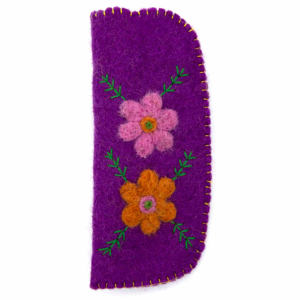 Flower Felt Glasses Case-Siesta Crafts