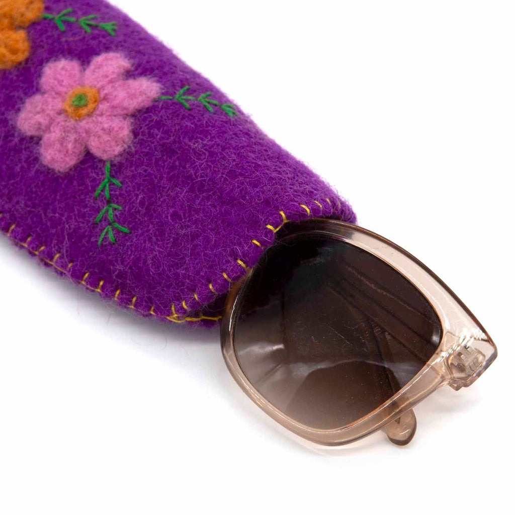 Flower Felt Glasses Case-Siesta Crafts