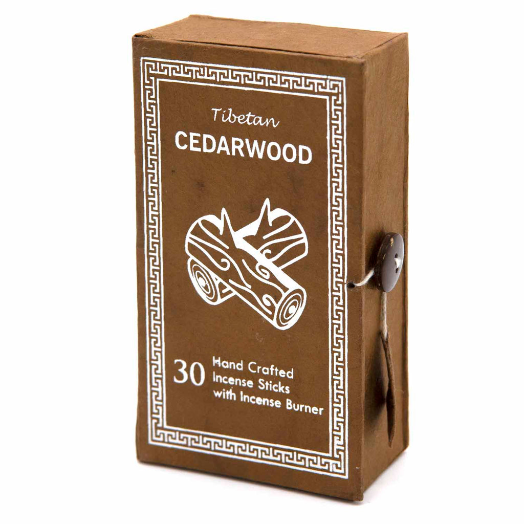 Tibetan Buddha Incense Set - Cedarwood-Siesta Crafts