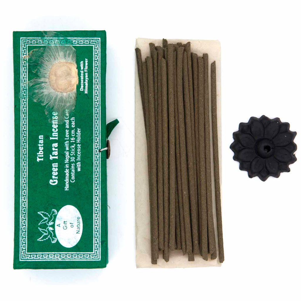 Tibetan Flower Incense Set - Green Tara-Siesta Crafts