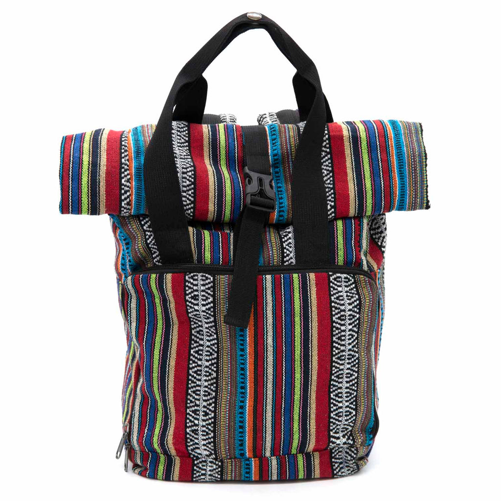 Roll Top Gheri Backpack-Siesta Crafts