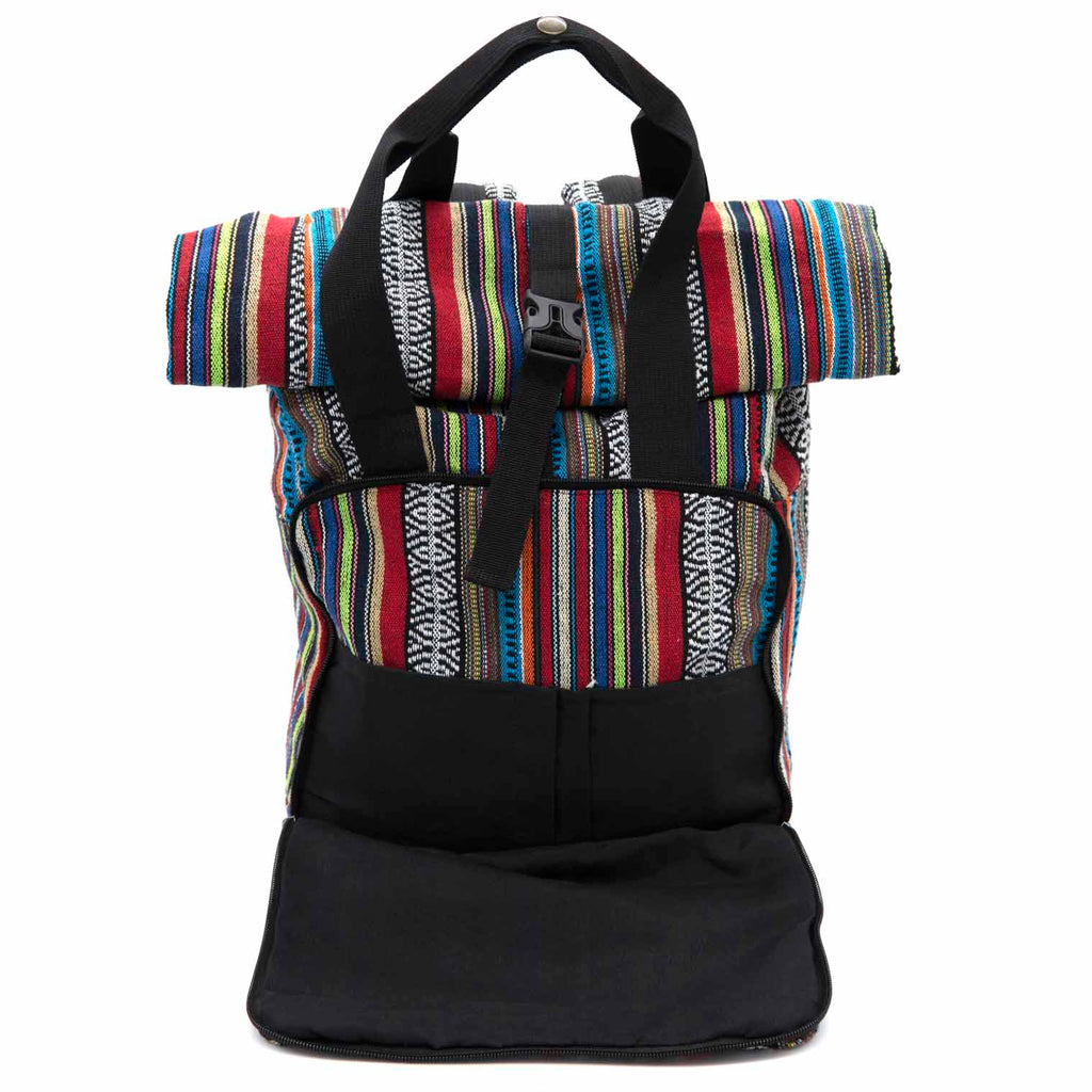 Roll Top Gheri Backpack-Siesta Crafts