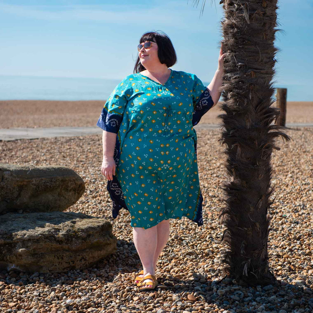 Recycled Sari Kaftan-Siesta Crafts