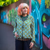 Reversible Recycled Sari Bomber Jacket-Siesta Crafts