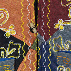 Aari Embroidered Waistcoat-Siesta Crafts