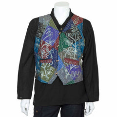 Aari Embroidered Waistcoat-Siesta Crafts