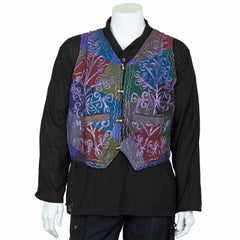 Aari Embroidered Waistcoat-Siesta Crafts