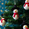 Snowman with Hat Felt Christmas Decoration-Siesta Crafts