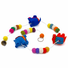 String of Felt Elephants-Siesta Crafts