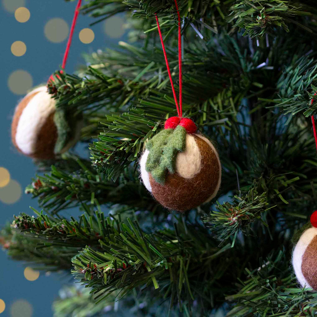 Pudding Felt Christmas Decoration-Siesta Crafts
