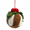 Pudding Felt Christmas Decoration-Siesta Crafts
