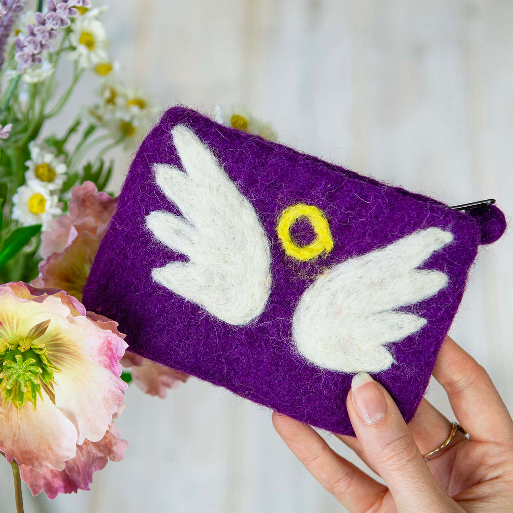 Angel Wings Felt Purse-Siesta Crafts