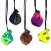Recycled Sari Crystal Pouch Necklace-Siesta Crafts