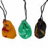 Recycled Sari Crystal Pouch Necklace-Siesta Crafts