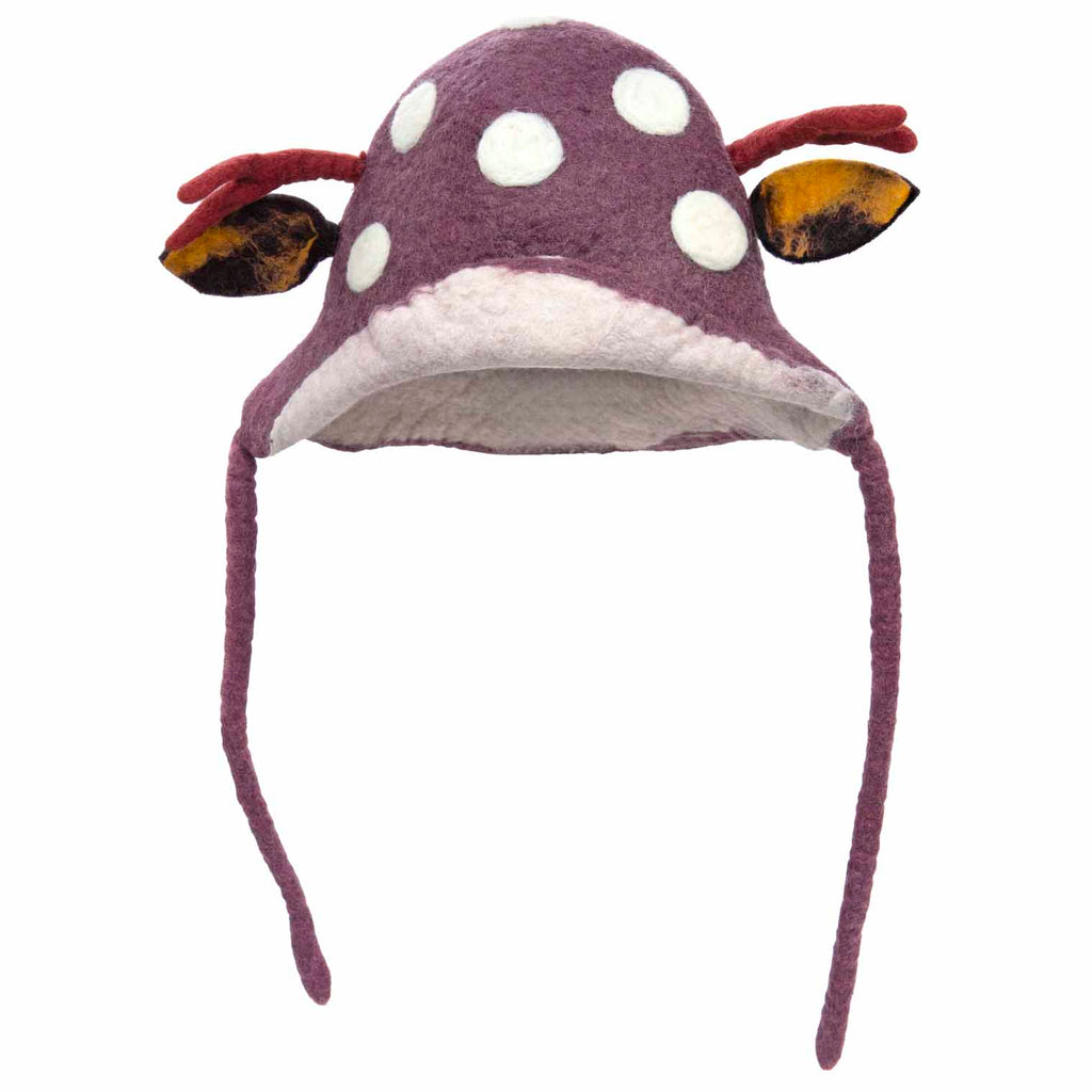 Mushroom Deer Felt Hat-Siesta Crafts