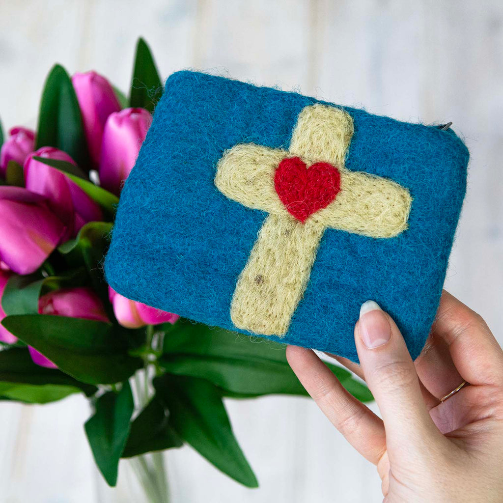 Cross Felt Purse-Siesta Crafts
