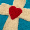 Cross Felt Purse