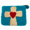 Cross Felt Purse