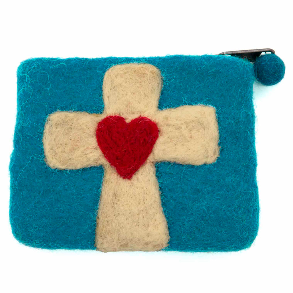 Cross Felt Purse
