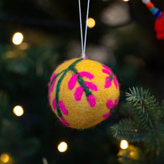 Tree Bauble Felt Hanging Decoration