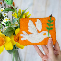 Dove Felt Purse-Siesta Crafts