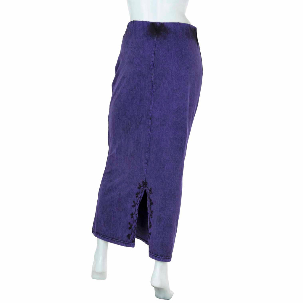 Aari Embroidered Maxi Skirt-Siesta Crafts
