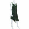 Stonewash Lace Up Diagonal Dress-Siesta Crafts