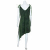 Stonewash Lace Up Diagonal Dress-Siesta Crafts