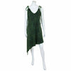Stonewash Lace Up Diagonal Dress-Siesta Crafts