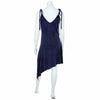 Stonewash Lace Up Diagonal Dress-Siesta Crafts