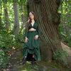 Stonewash Ruffle Maxi Skirt-Siesta Crafts