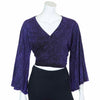 Stonewash Wrap Top-Siesta Crafts