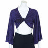 Stonewash Wrap Top-Siesta Crafts