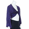 Stonewash Wrap Top-Siesta Crafts