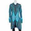 Aari Lace Embroidered Coat with Pixie Hood-Siesta Crafts