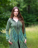 Aari Lace Embroidered Coat with Pixie Hood-Siesta Crafts