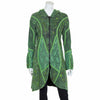 Aari Lace Embroidered Coat with Pixie Hood-Siesta Crafts
