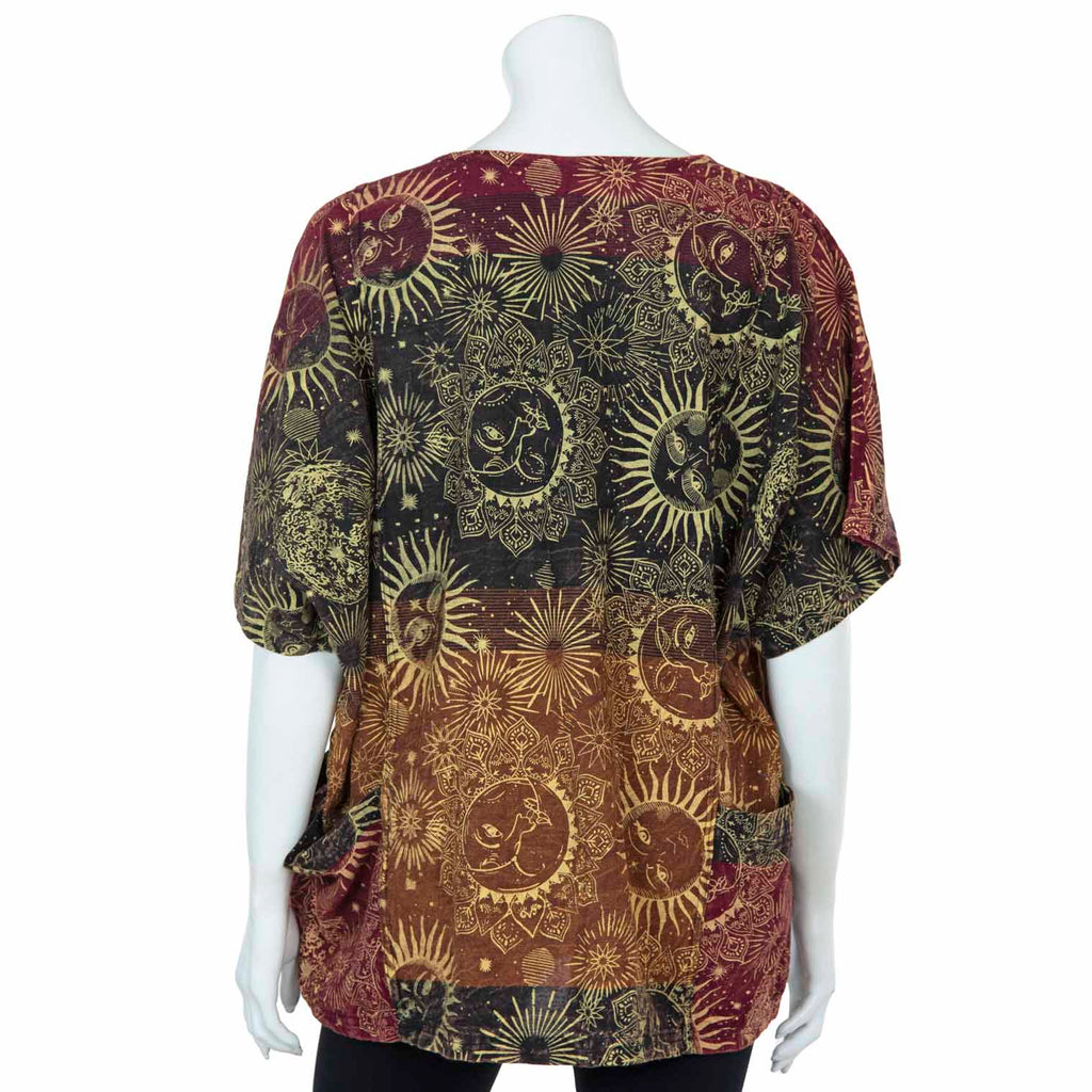 Sun and Moon Artist Smock Top-Siesta Crafts